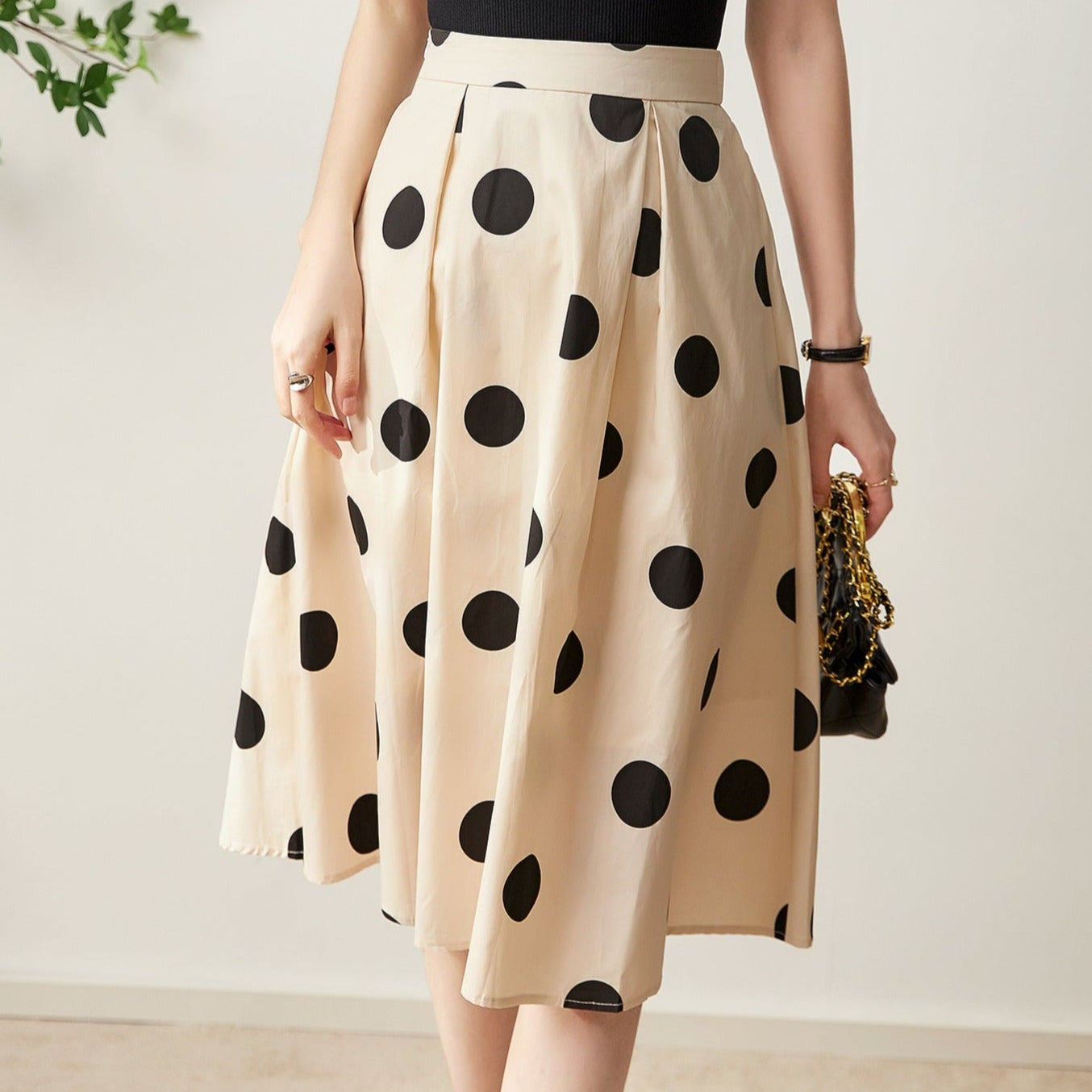 Eniko polkadot skirt