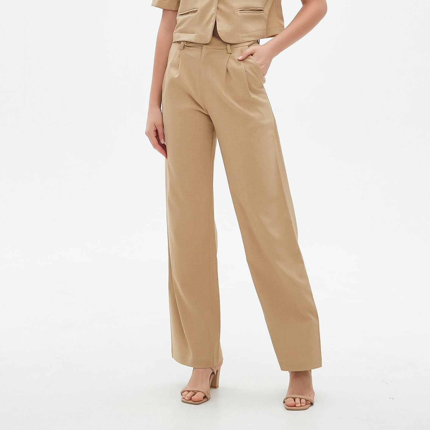 Palour high waist flare pants