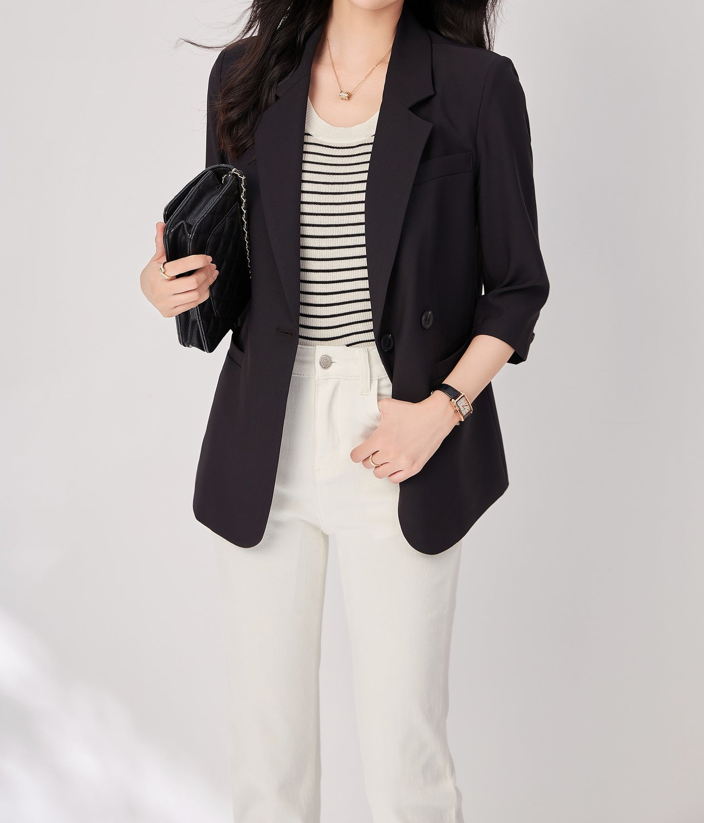 Lucia shoulder padded Suit blazer