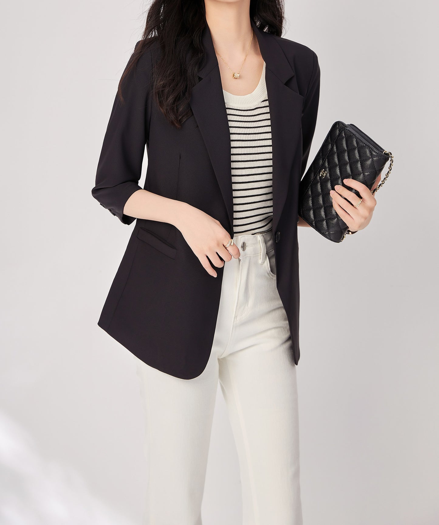 Lucia shoulder padded Suit blazer