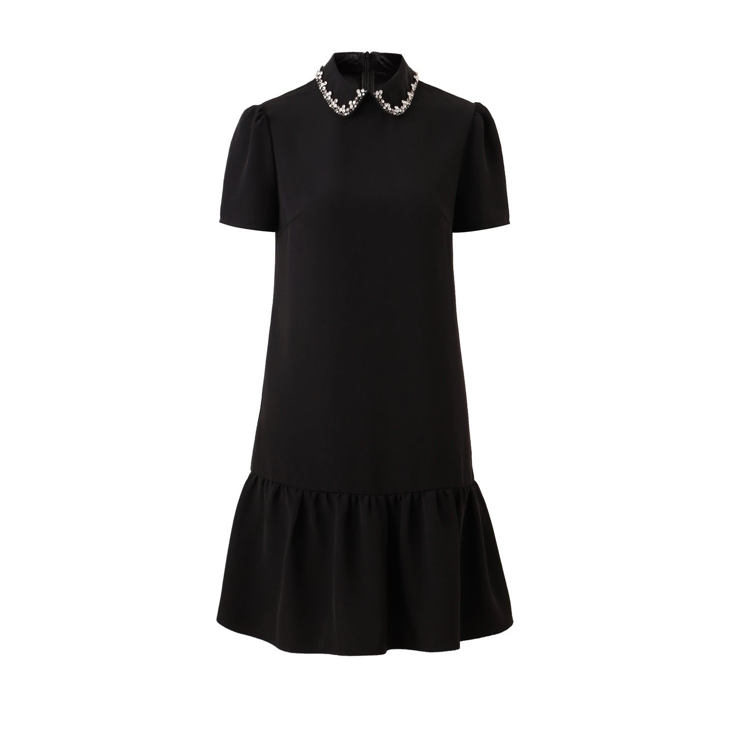 Laia crystal collar dress