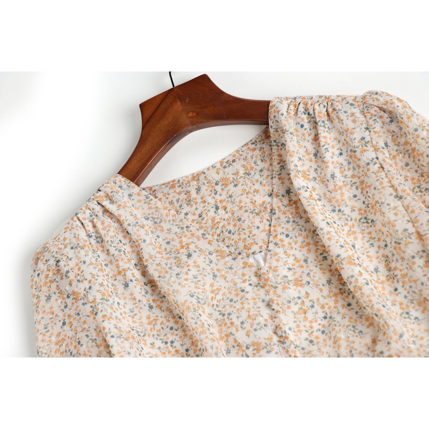 Sancia Puff sleeve floral dress