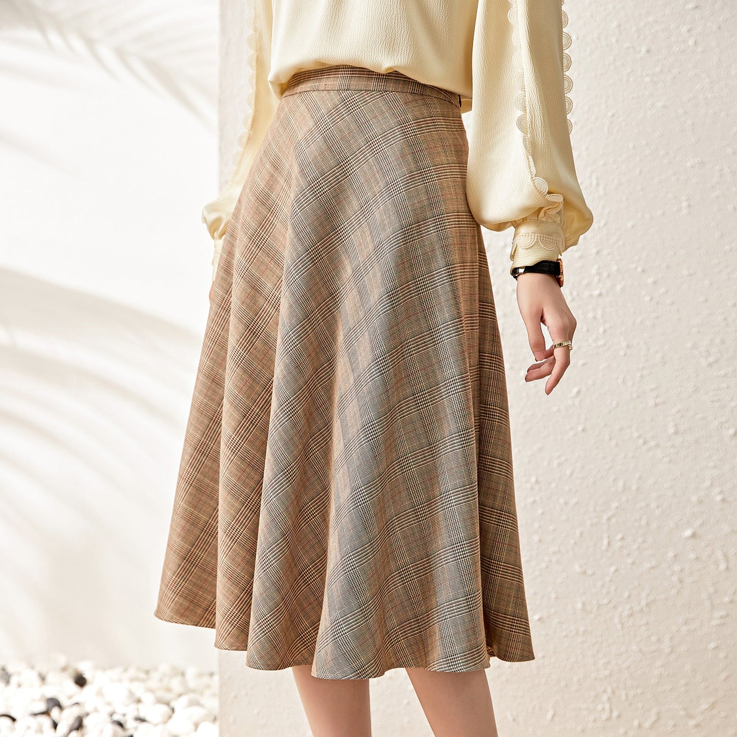Mareike checkered skirt