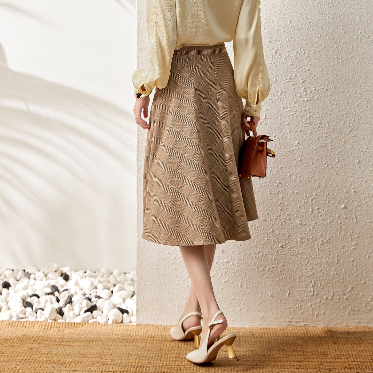 Mareike checkered skirt