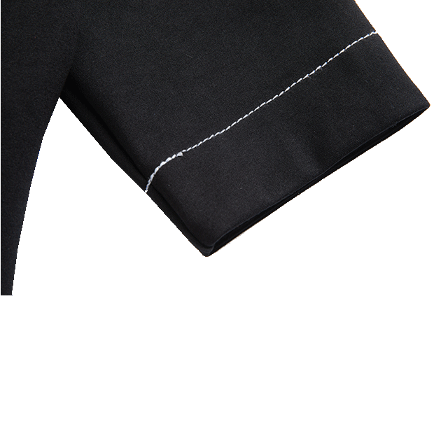 Nuria cotton A-line dress with detachable waist belt