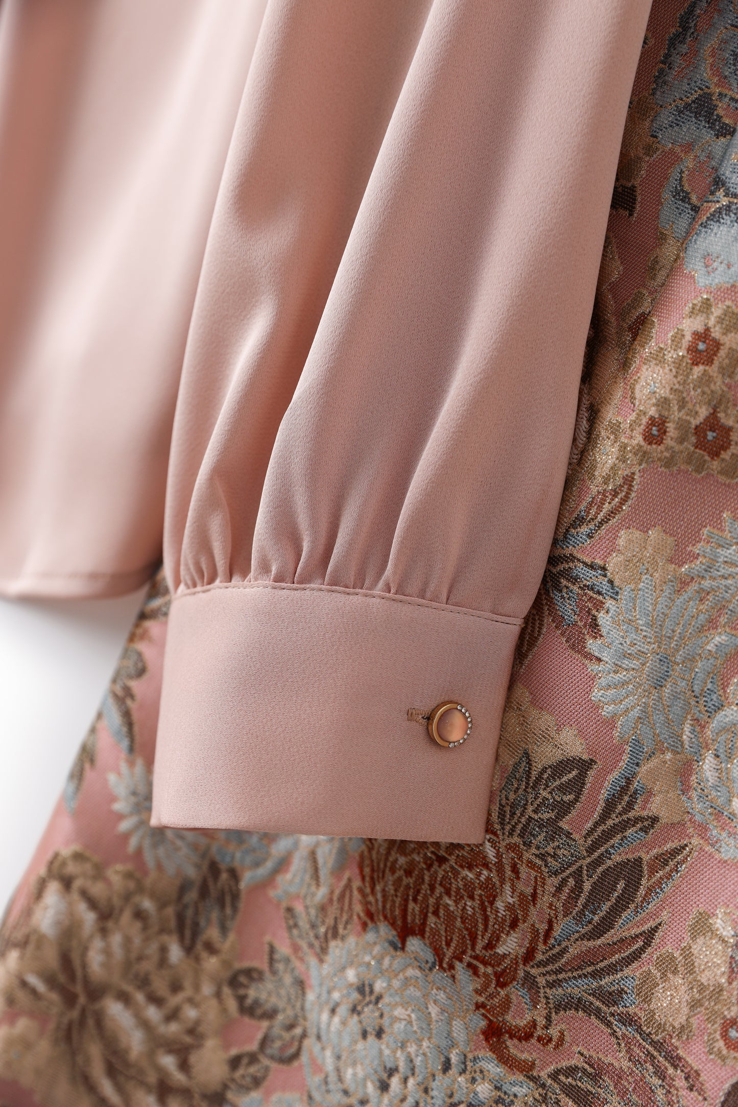 Ariana satin floral shirt