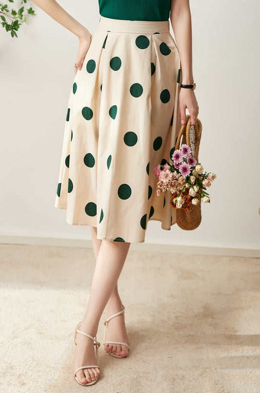 Eniko polkadot skirt