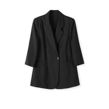 Load image into Gallery viewer, Lucia shoulder padded Suit blazer
