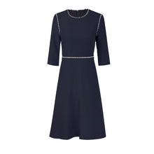 Load image into Gallery viewer, Nusa pearl laced hemp dress
