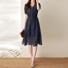Load image into Gallery viewer, Aretha 2 piece elastic waist dress with inner strap dress
