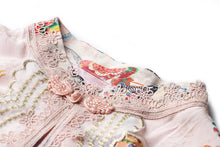 Load image into Gallery viewer, Karla oriental mini pure silk dress with mandarin collar
