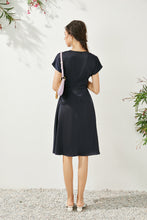 Load image into Gallery viewer, Celia knot front midi dress

