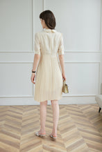 Load image into Gallery viewer, Orla floral applique pleated dress
