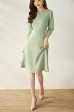 Load image into Gallery viewer, Nusa pearl laced hemp dress
