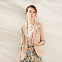 Load image into Gallery viewer, Cinzia Suit blazer with floral cuffs [BOTTOM SOLD SEPARATELY]
