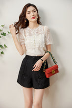 Load image into Gallery viewer, Malin lace top with shorts
