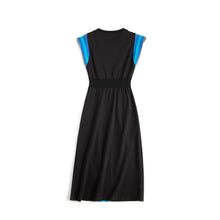 Load image into Gallery viewer, Oceana sleeveless slit dress with contrast hem
