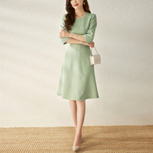 Load image into Gallery viewer, Nusa pearl laced hemp dress
