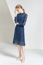 Load image into Gallery viewer, Esme lace overlay A-line dress

